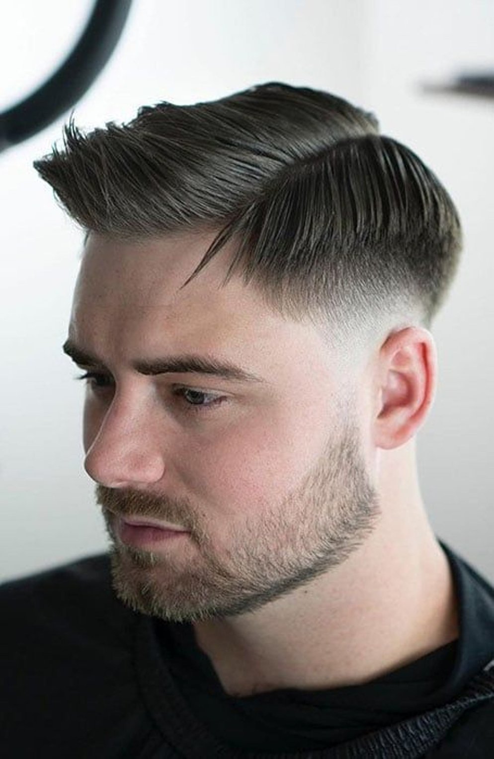 Low Fade Side Part