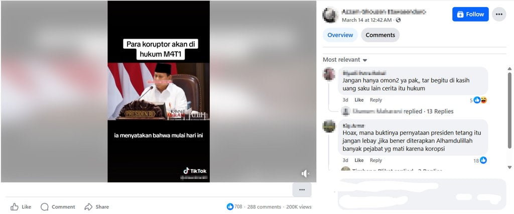 Periksa Fakta Hukuman Mati Koruptor