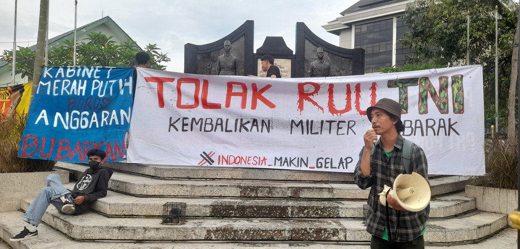 Aksi Tolak RUU TNI di Jogja