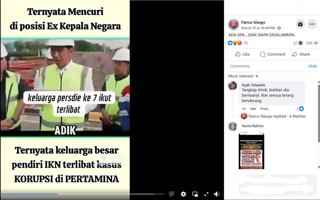 Foto Periksa Fakta Video Keluarga Jokowi