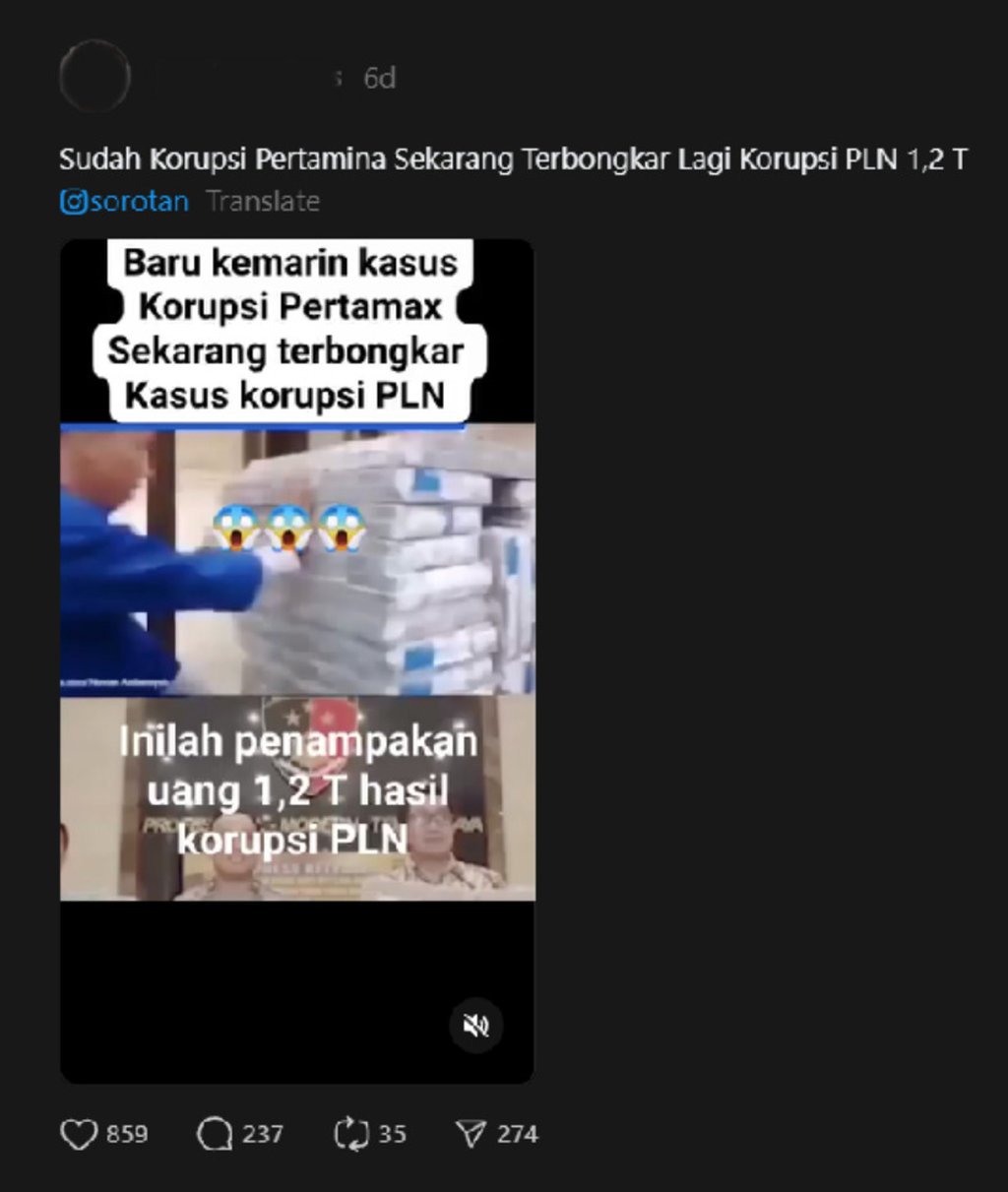 Periksa Fakta Korupsi PLN