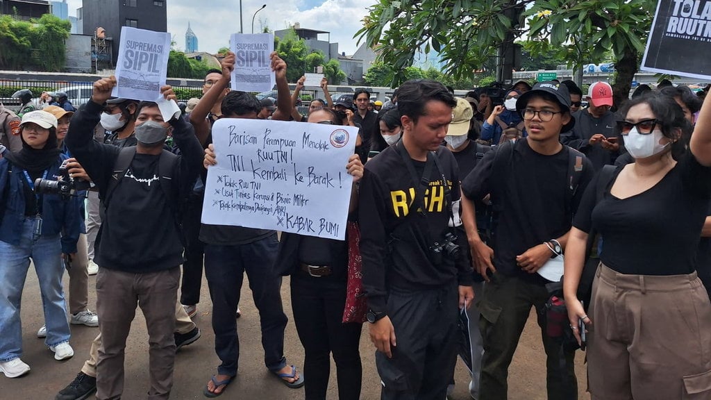 Demo Tolak Revisi UU TNI