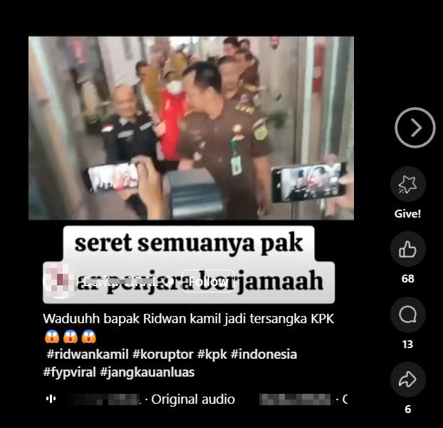 Periksa Fakta Penangkapan RK