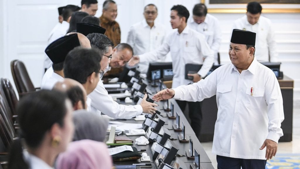 Sidang kabinet paripurna persiapan Idul Fitri