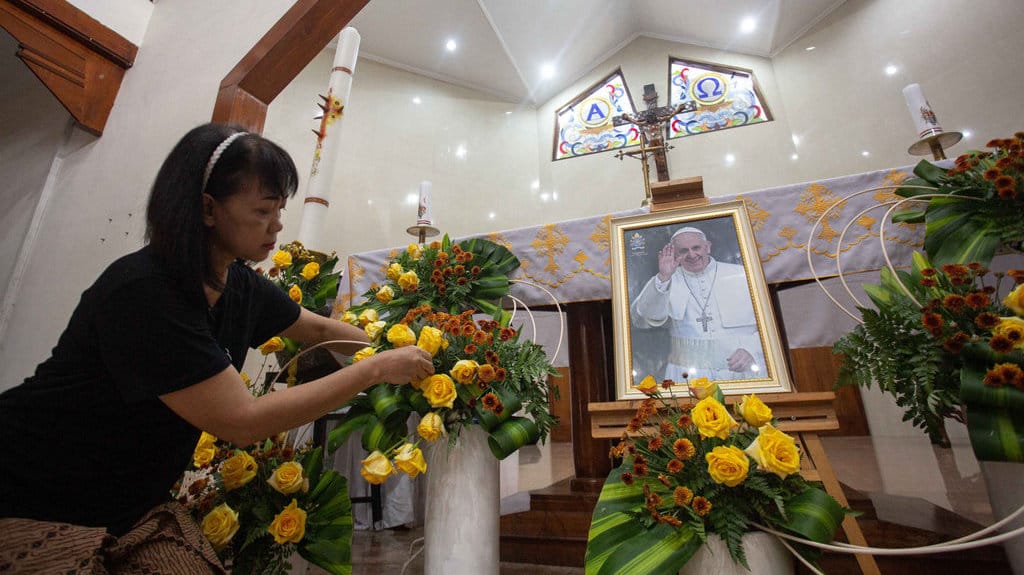 Doa untuk Paus Fransiskus di Yogyakarta