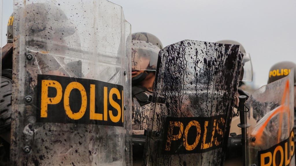 Polisi bubarkan aksi Hari Buruh Internasional di DPR
