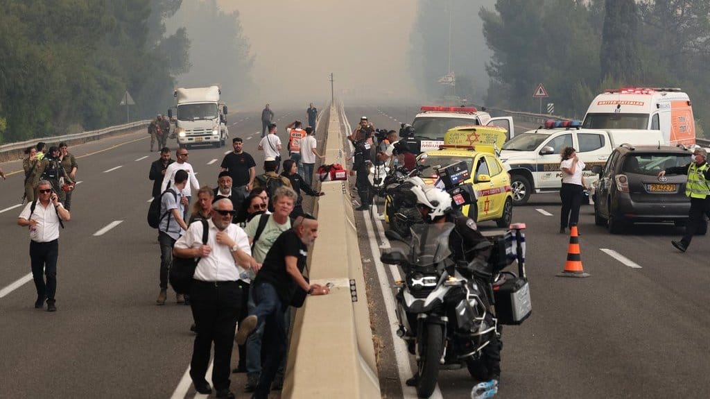 kebakaran hutan israel