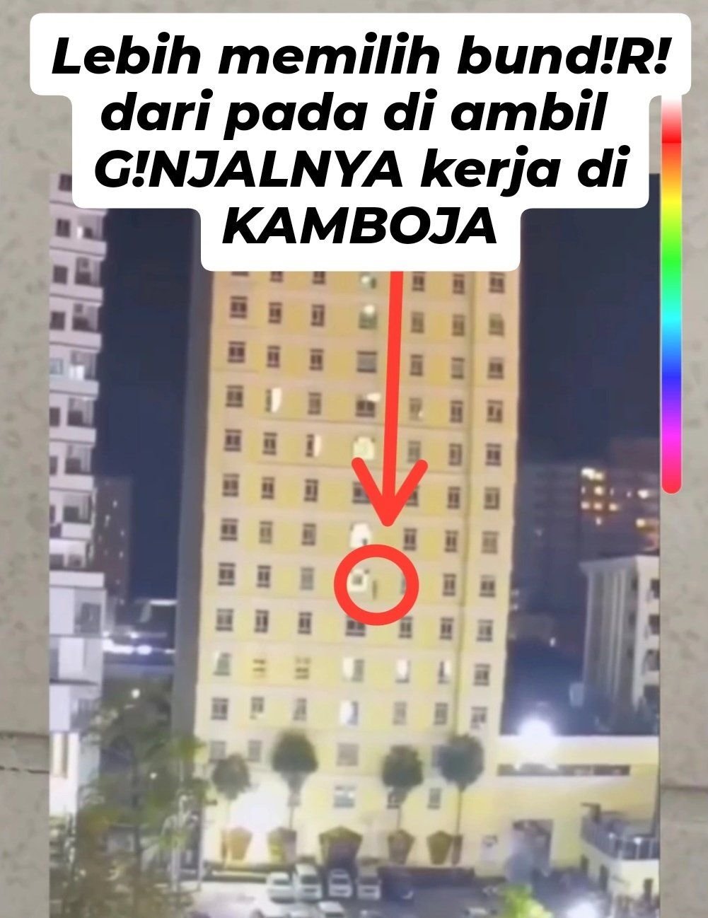 Periksa Fakta WNI Lompat dari Gedung