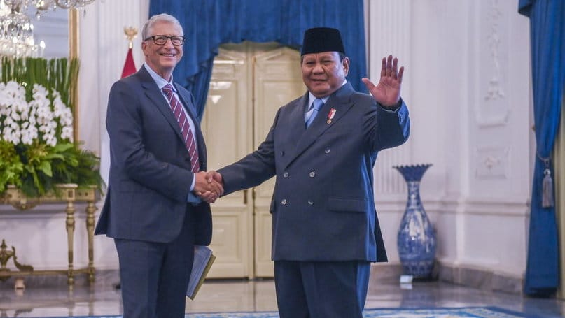 Presiden Prabowo bertemu dengan Bill Gates