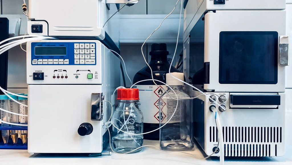 ilustrasi penelitian kromatografi HPLC. foto/istockphoto ilustrasi penelitian kromatografi HPLC