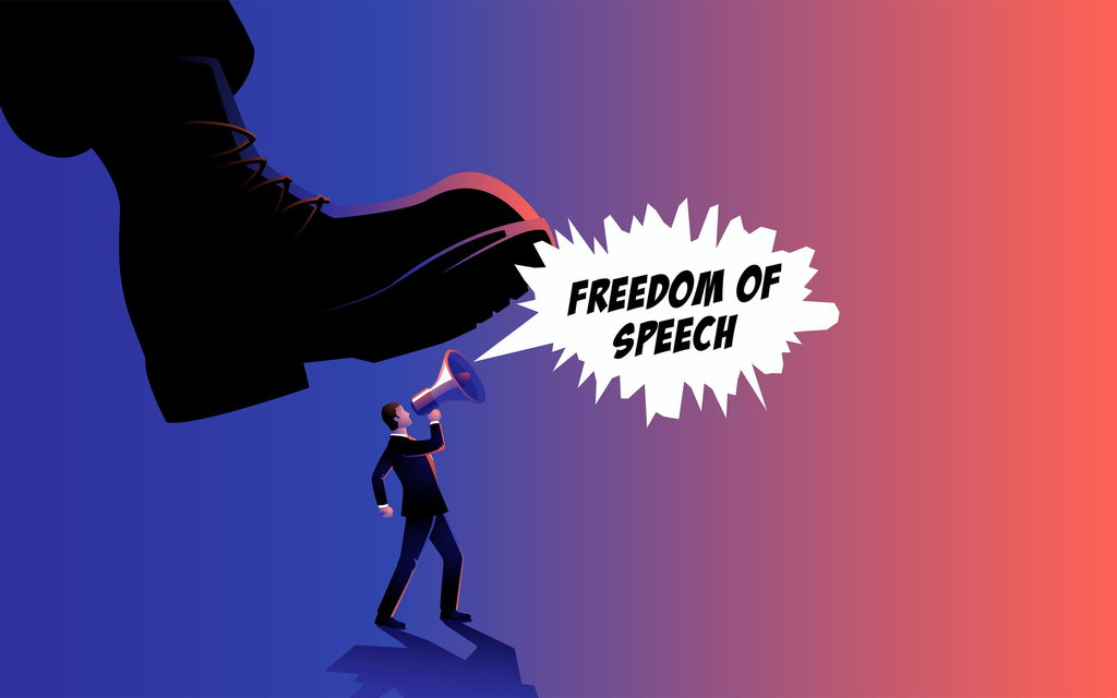 ilustrasi polisi di dunia maya. foto/istockphoto Ilustrasi Polisi Dunia Maya