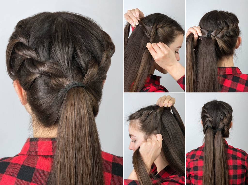 Rambut Braided Ponytail