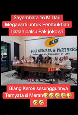 Periksa Fakta Sayembara Megawati. foto/hotline periksa fakta tirto Periksa Fakta Sayembara Megawati