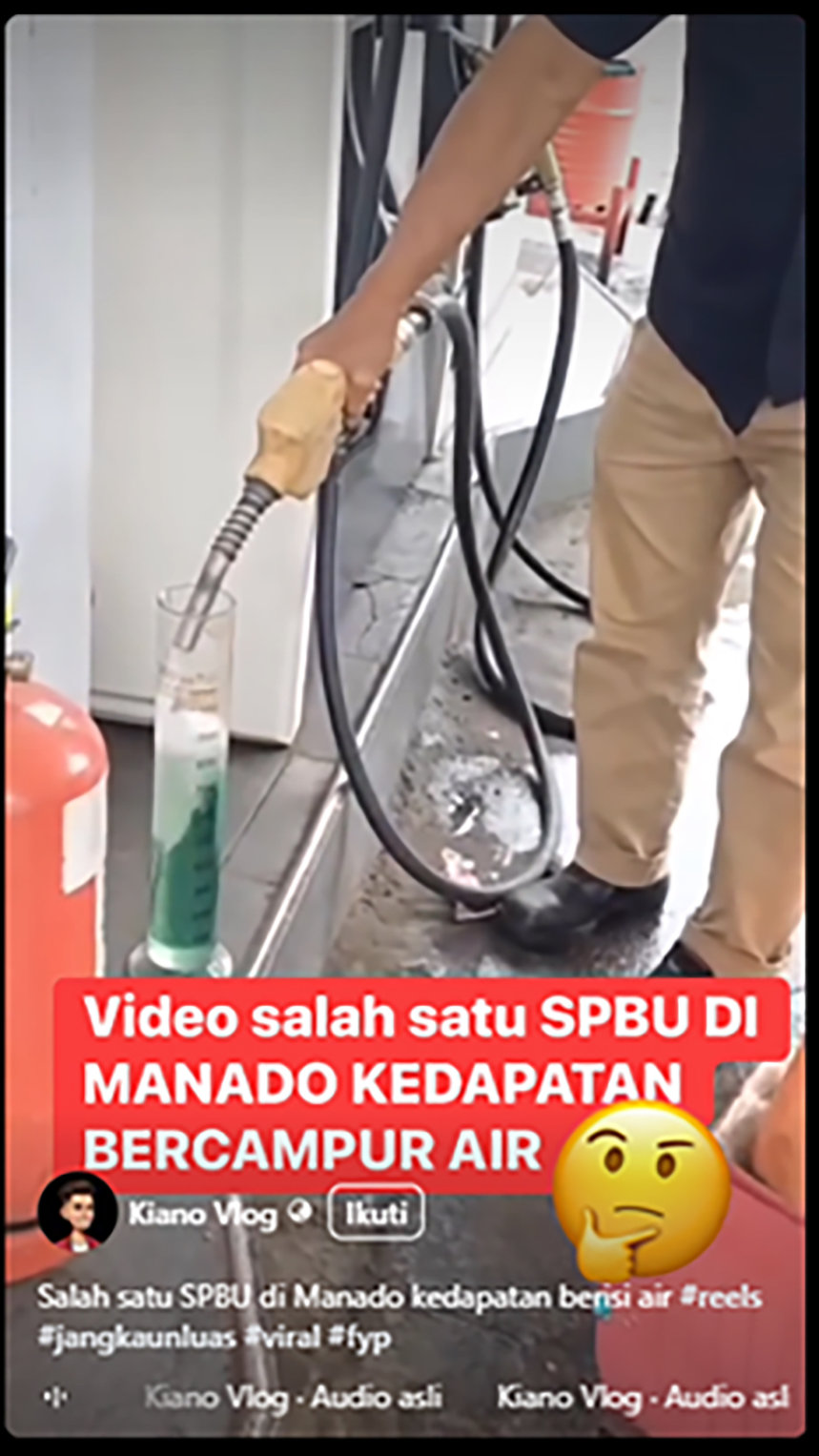Periksa Fakta SPBU Manado