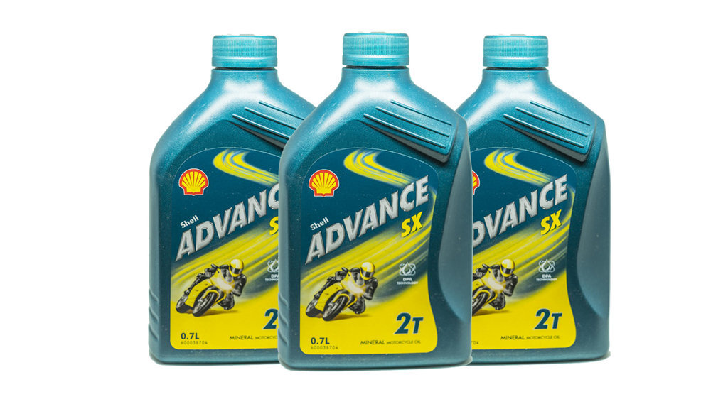 Oli Shell Advance 2T. FOTO/Istimewa Oli Shell Advance 2T