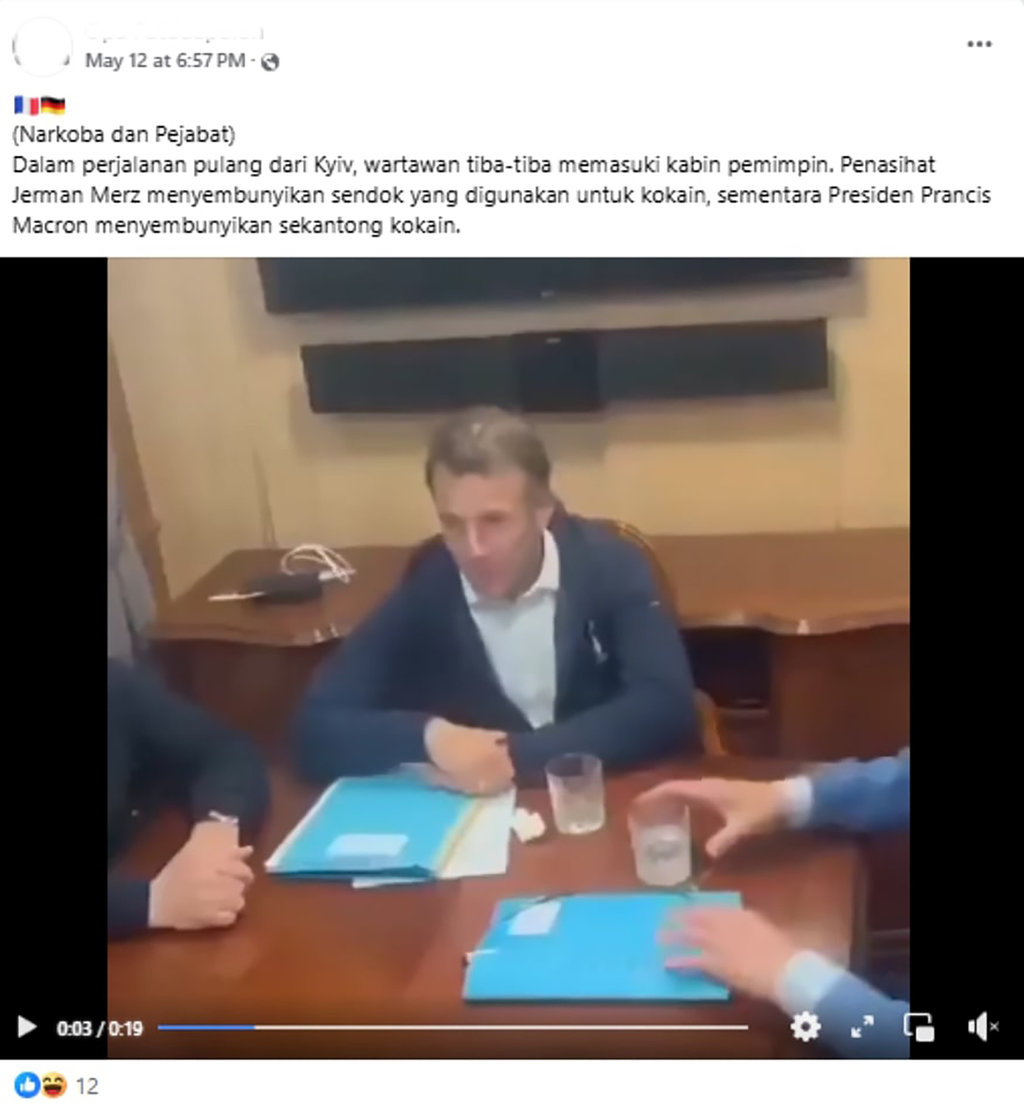 PERIKSA FAKTA Video Diklaim Macron 