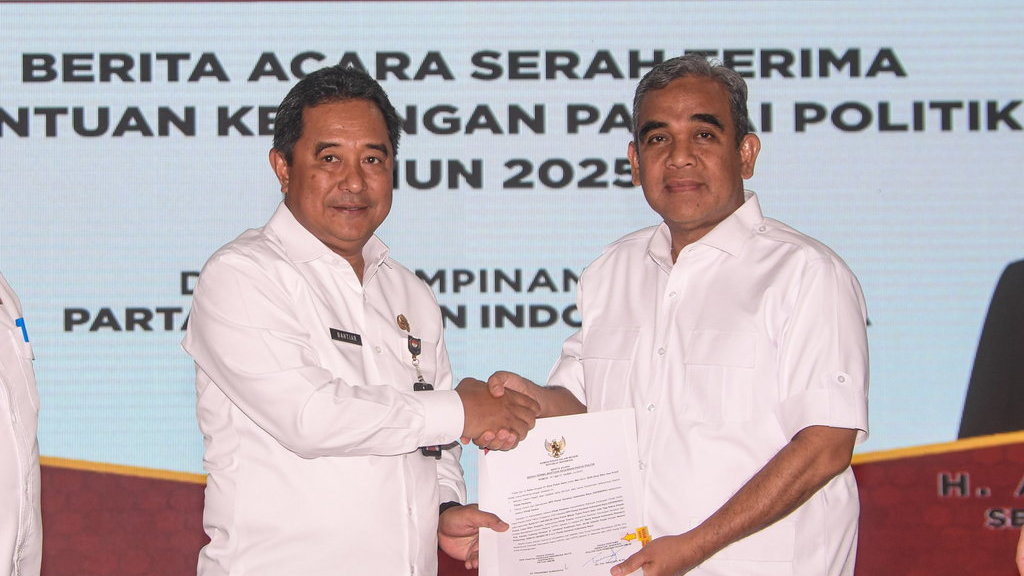 Kemendagri beri dana bantuan ke Partai Gerindra Rp20,071 miliar