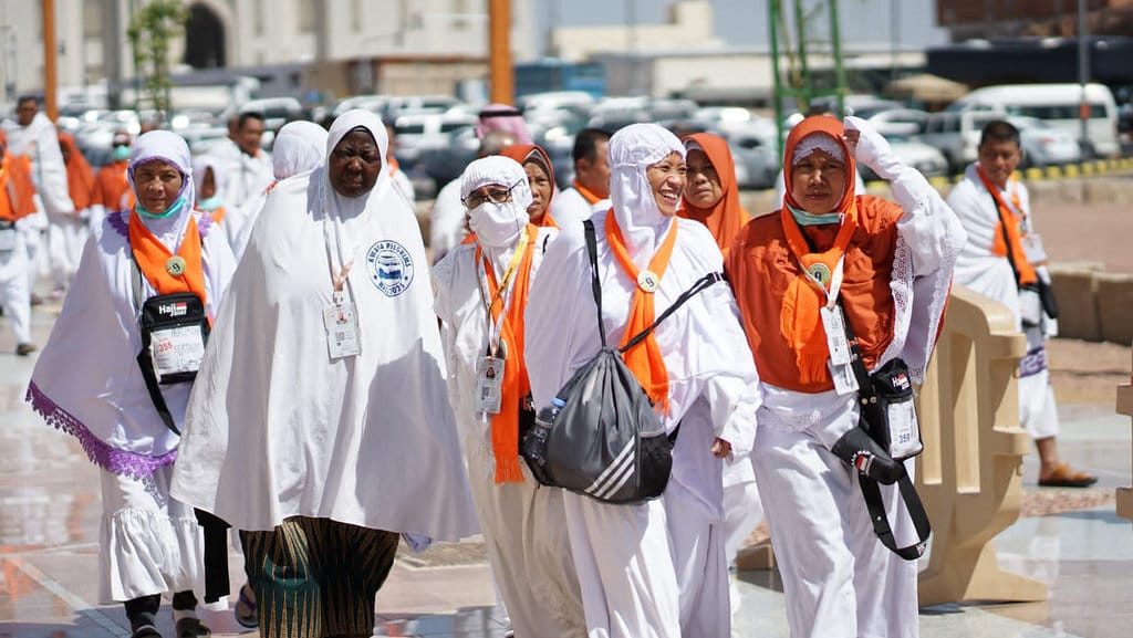 Kedatangan jemaah haji di Madinah. (Sumber: MCH 2025) PPIH Tuntaskan Layanan Haji Fase I Madinah