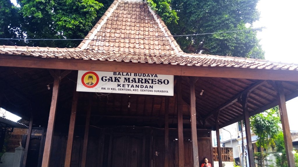 Balai Budaya Cak Markesot di Kampung Ketandan. tirto.id/Muhammad Akbar Darojat Restu Putra Balai Budaya Cak Markesot