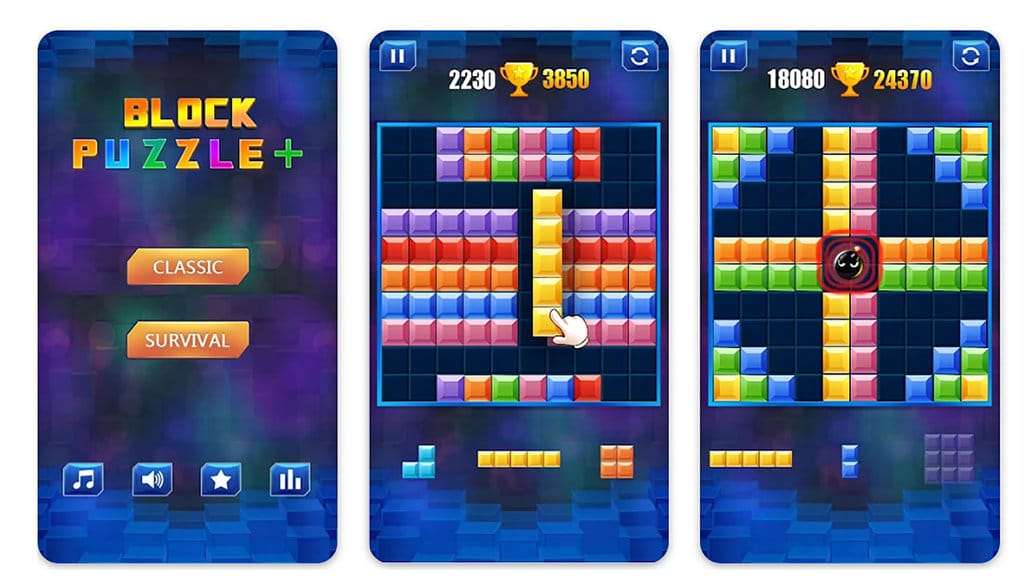 Game Block Puzzle. foto/Googleplay Game Block Puzzle
