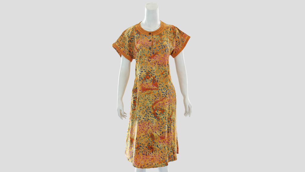 Baju Midi Dress Batik. foto/istockphoto Baju Midi Dress Batik