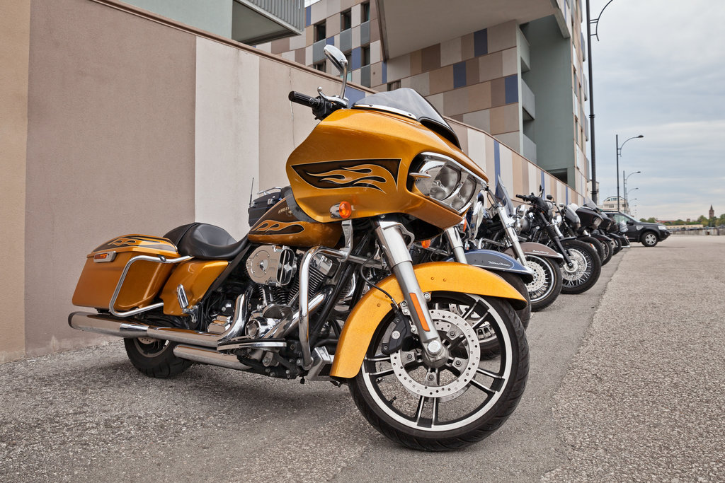 ilustrasi Harley Davidson