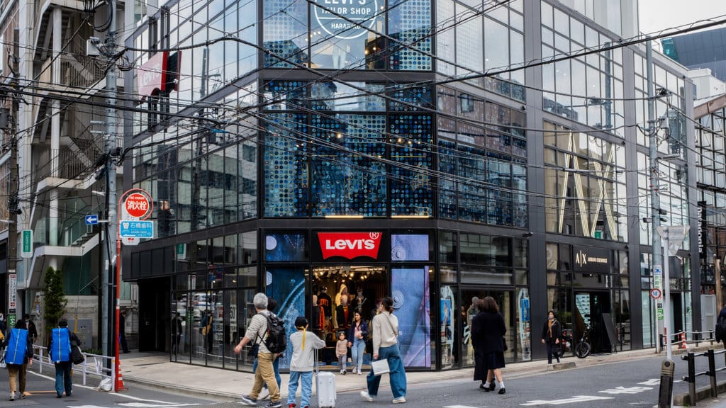 ilustrasi gerai Levi's