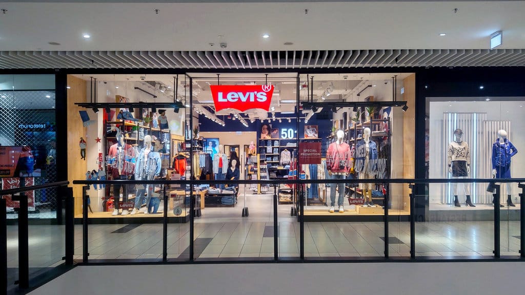 ilustrasi gerai Levi's