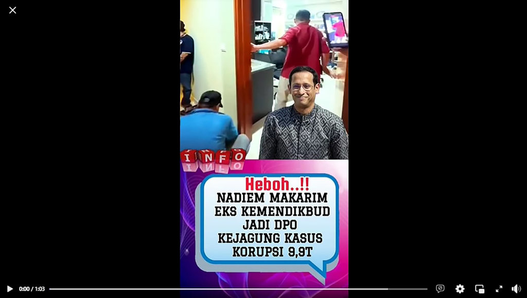 PERIKSA FAKTA Penggeledahan Apartemen Nadiem