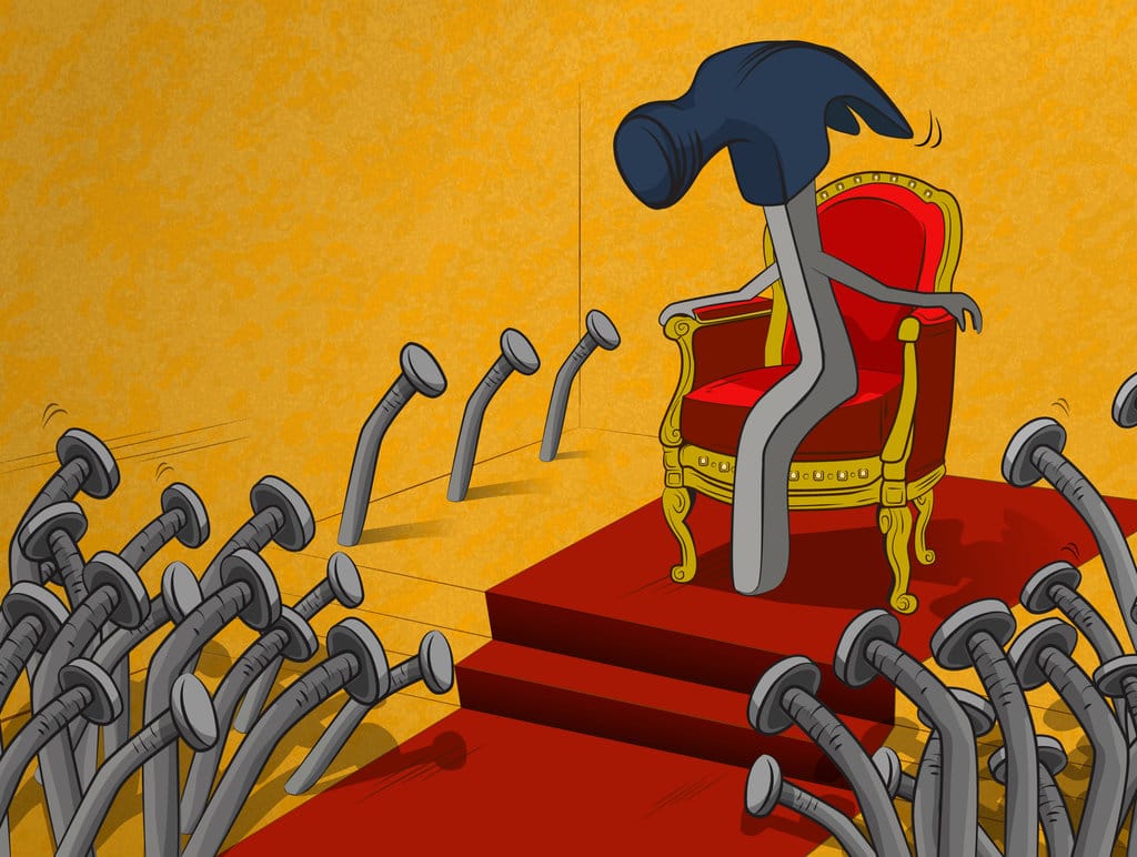 Ilustrasi pemimpin otoriter