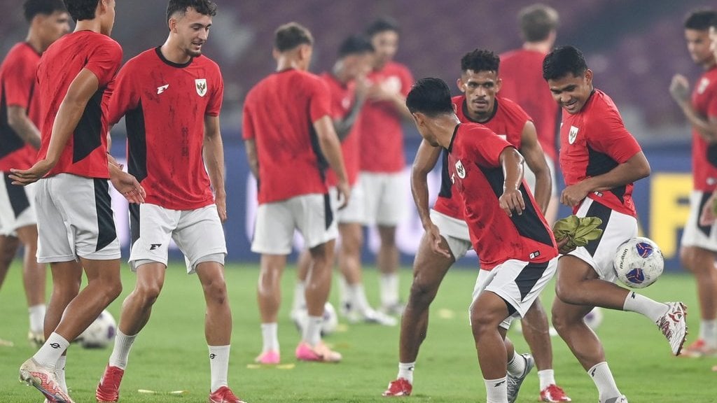 Latihan resmi Timnas Indonesia