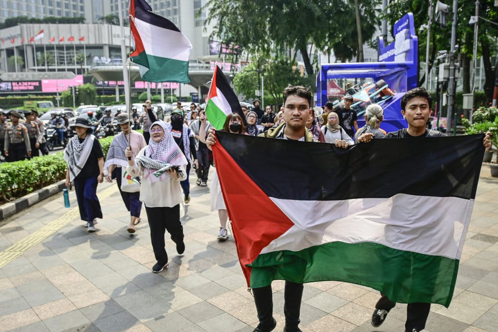 Aksi solidaritas untuk aktivis Freedom Flotilla