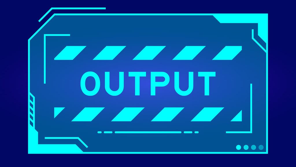 Ilustrasi Output. foto/istockphoto Ilustrasi Output