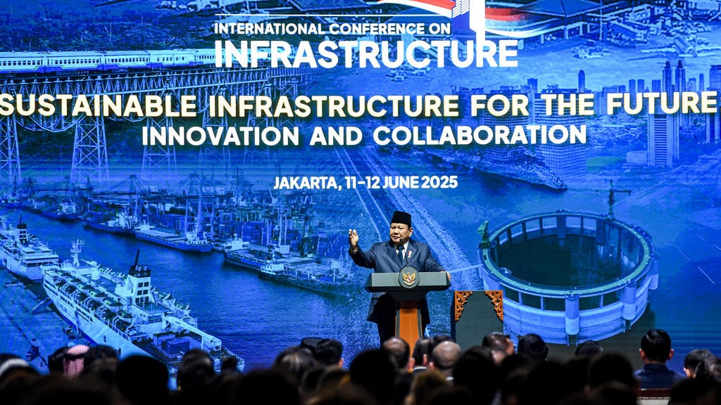 Presiden Prabowo sampaikan paparan pada ICI 2025