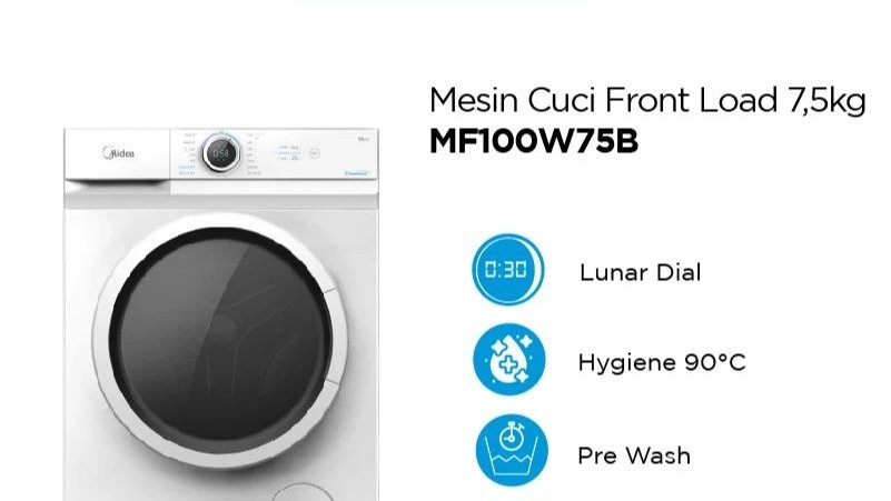 Midea Mesin Cuci Front Loading Midea Mesin Cuci Front Loading