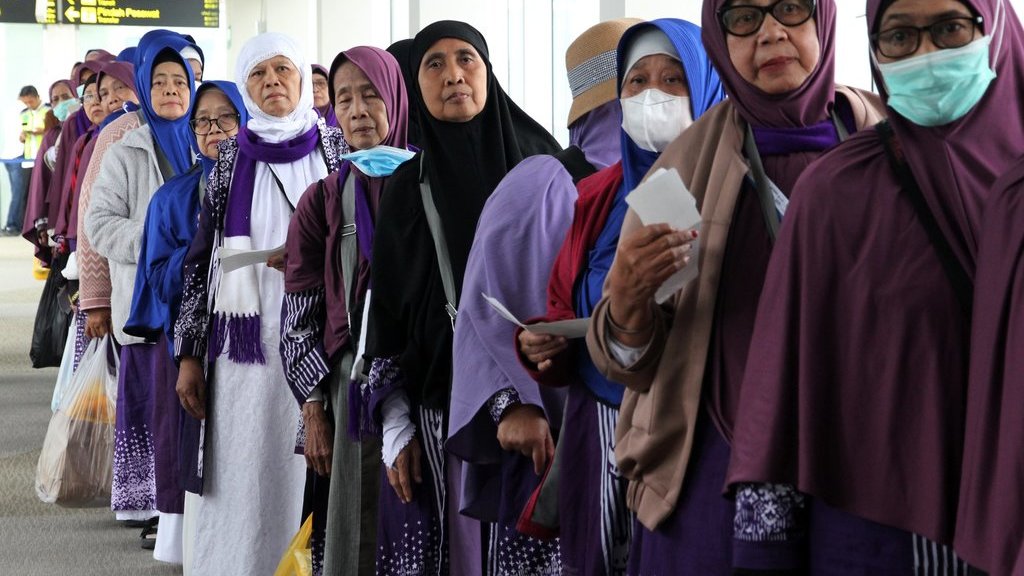 Jamaah haji penumpang Saudi Airlines dipulangkan ke Jakarta