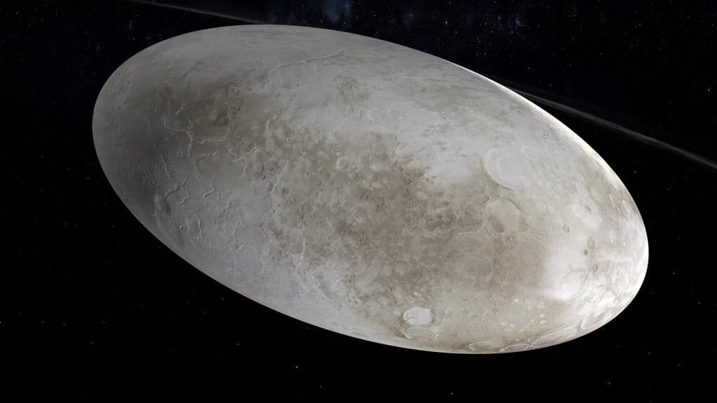 Ilustrasi Planet Haumea