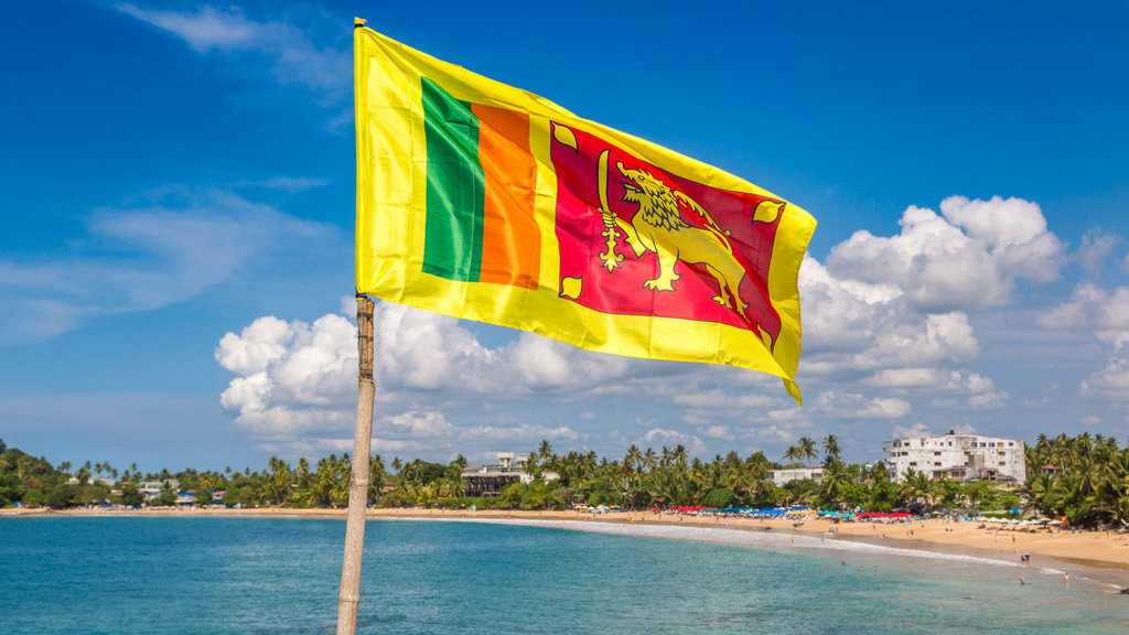 Bendera Sri Lanka. FOTO/iStockphoto Bendera Sri Lanka