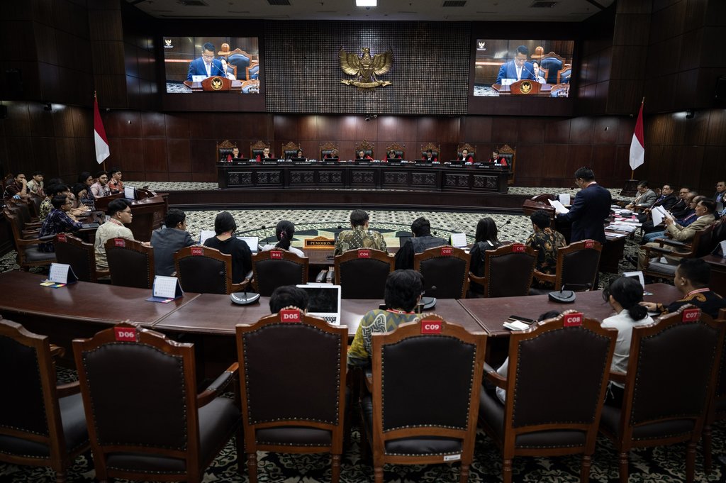 Sidang uji materi UU TNI di MK