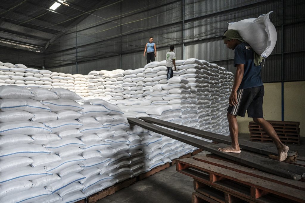 Stok cadangan beras pemerintah 