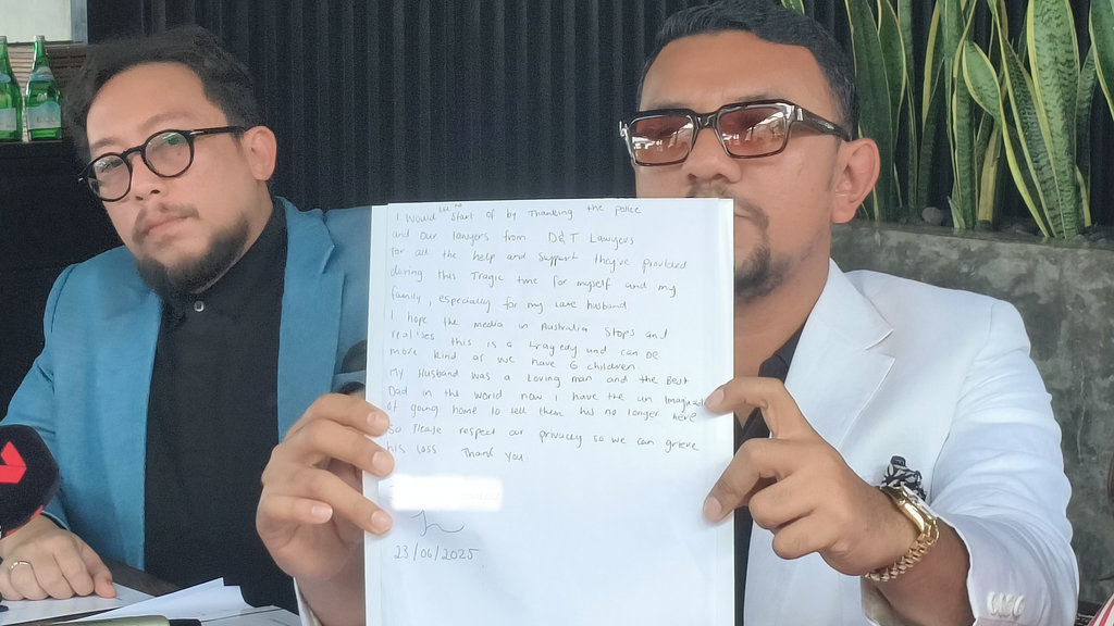 Konpers Korban Penembakan WN Australia di Bali 