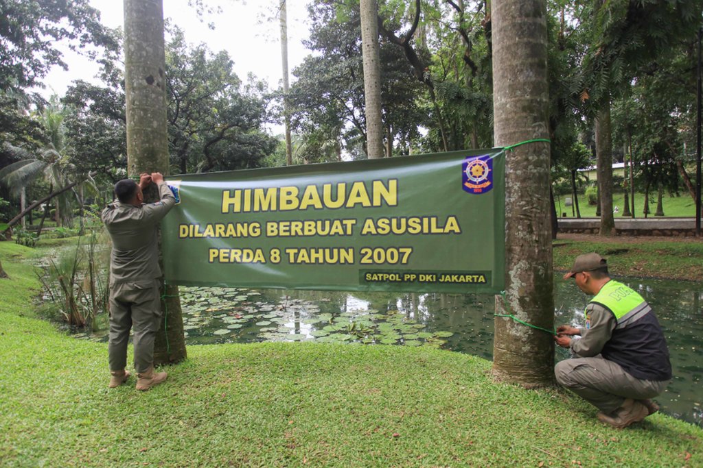 Antisipasi tindakan asusila di Taman Jakarta