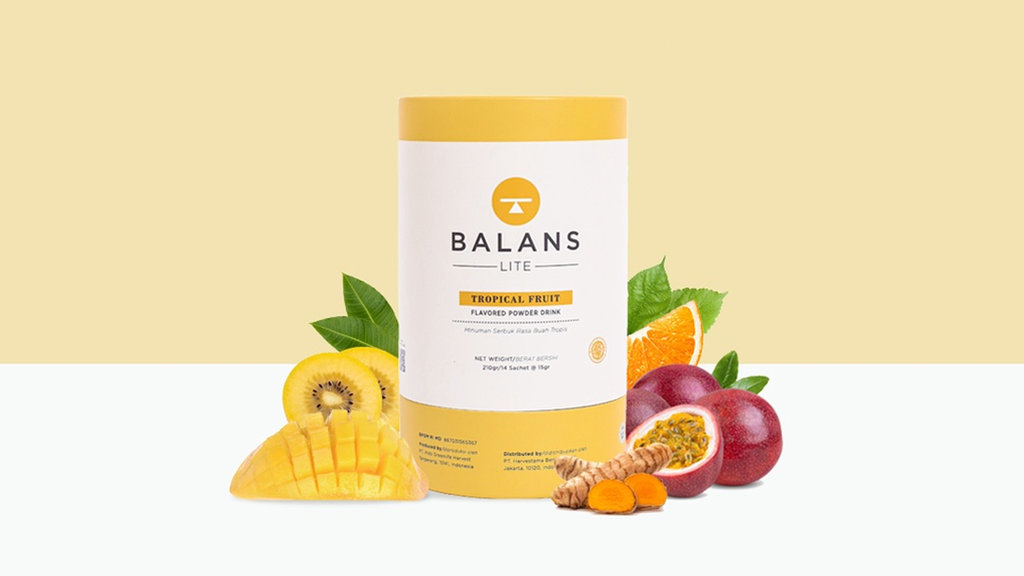 Balans Lite Tropical Fruit. (FOTO/findyourbalans.com) Balans Lite Tropical Fruit