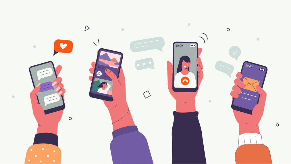 Ilustrasi smartphone 