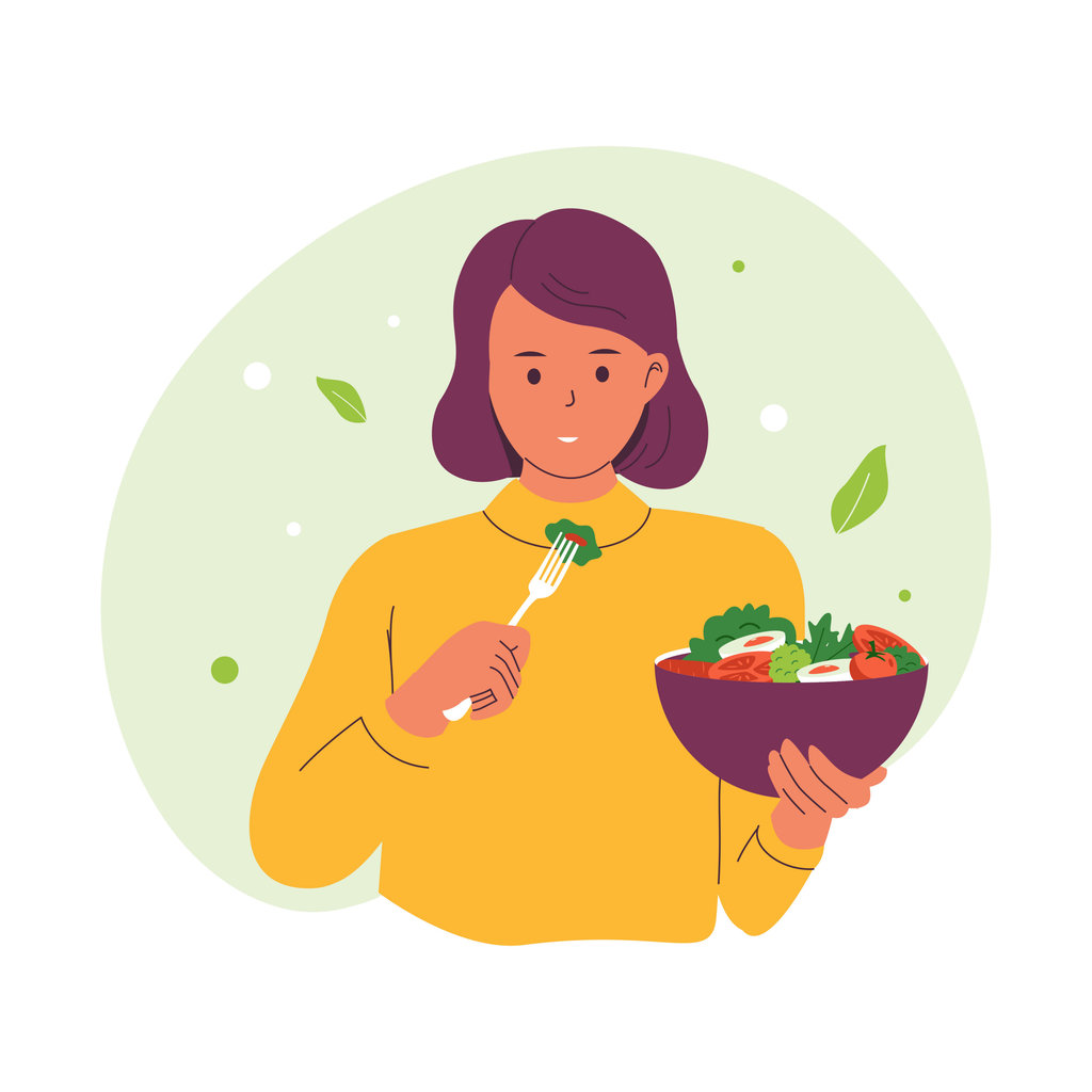ilustrasi orthorexia. FOTO/iStockphoto ilustrasi orthorexia