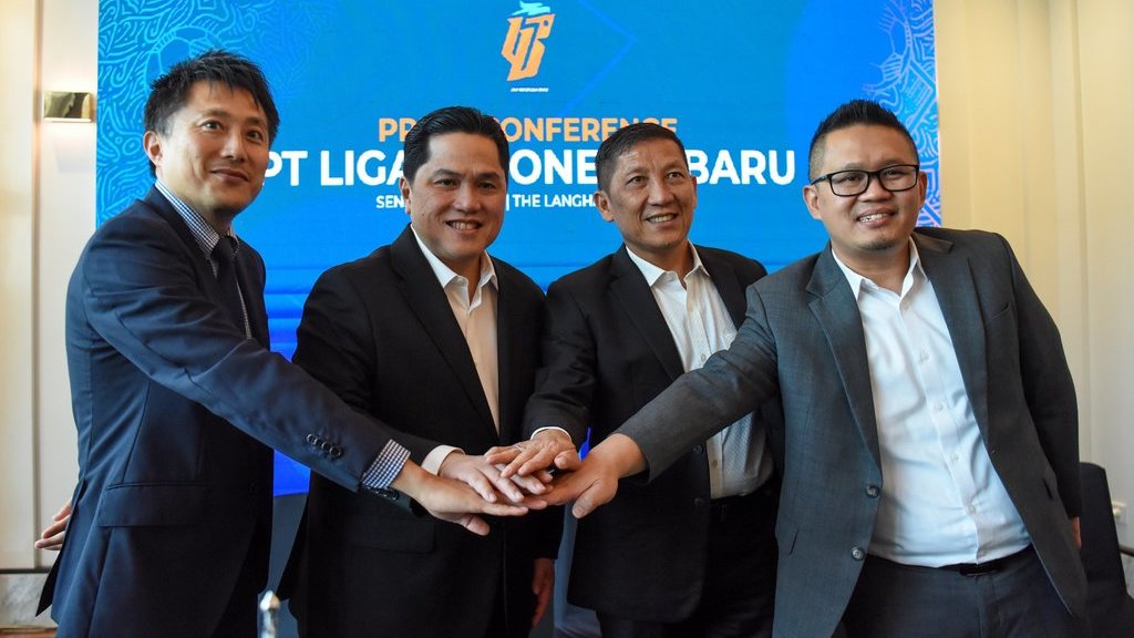 Konferensi pers jelang RUPS PT Liga Indonesia Baru