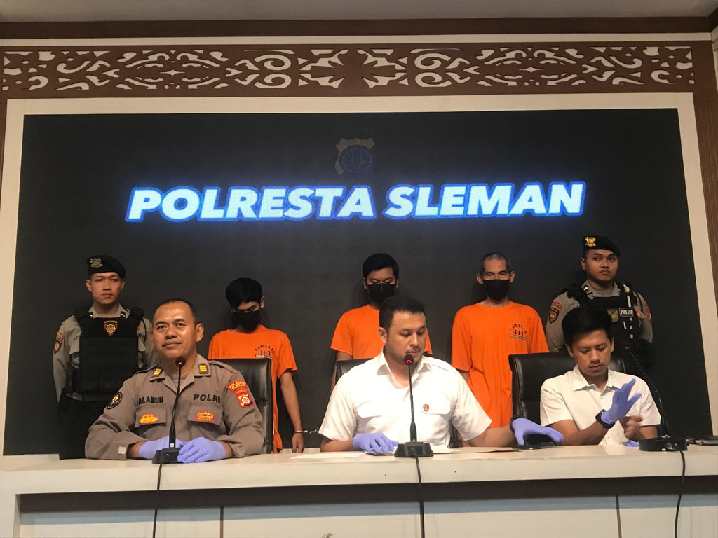 Konferensi Pers Polresta Sleman