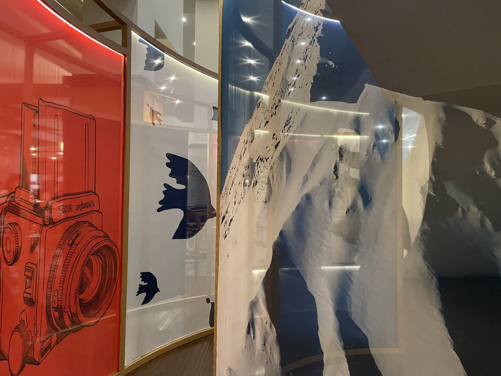 Instalasi mix media Chronospira. tirto.id/Shofiatunnisa Azizah Instalasi mix media Chronospira.