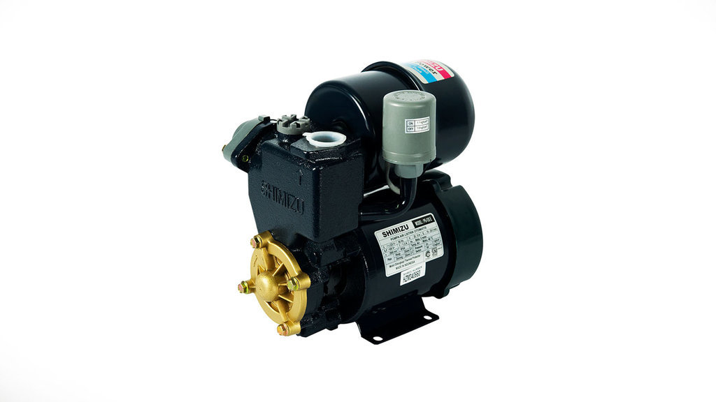 Pompa Pendorong Air Shimizu PS-135 E. FOTO/Shimizu Pompa Pendorong Air Shimizu PS-135 E