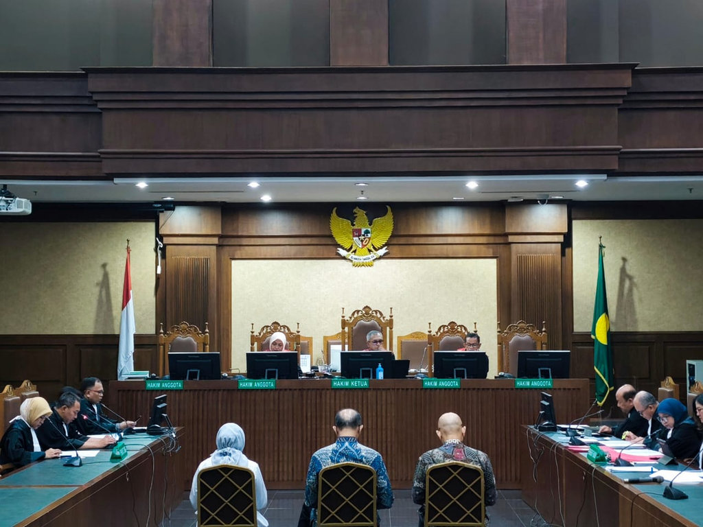 Sidang Dakwaan Korupsi Akuisisi PT Jembatan Nusantara